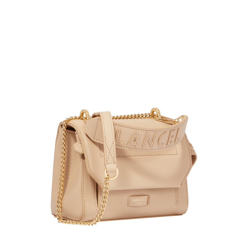 Flap Bag S - Capuccino / Gold