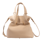 Bucket Bag M - Capuccino / Gold