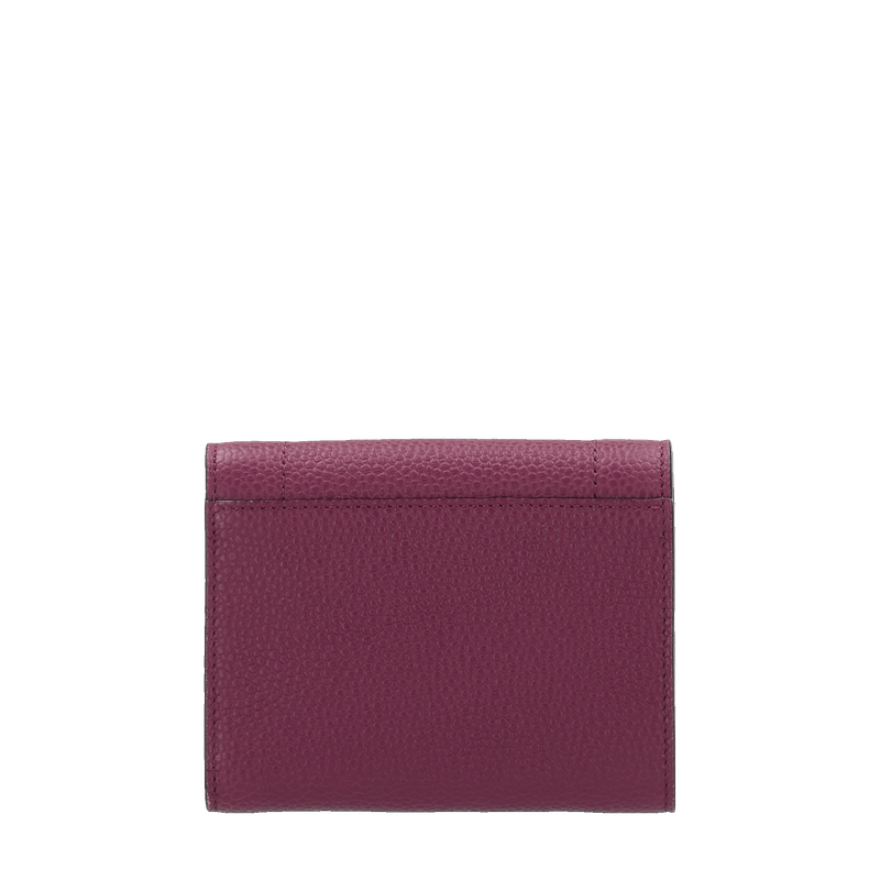 Flap Medium Compact Wallet - Cardinal