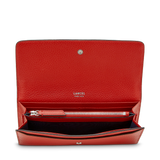 Slim Flap Wallet - Red Lancel