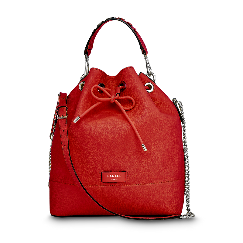 Bucket Bag M - Red Lancel
