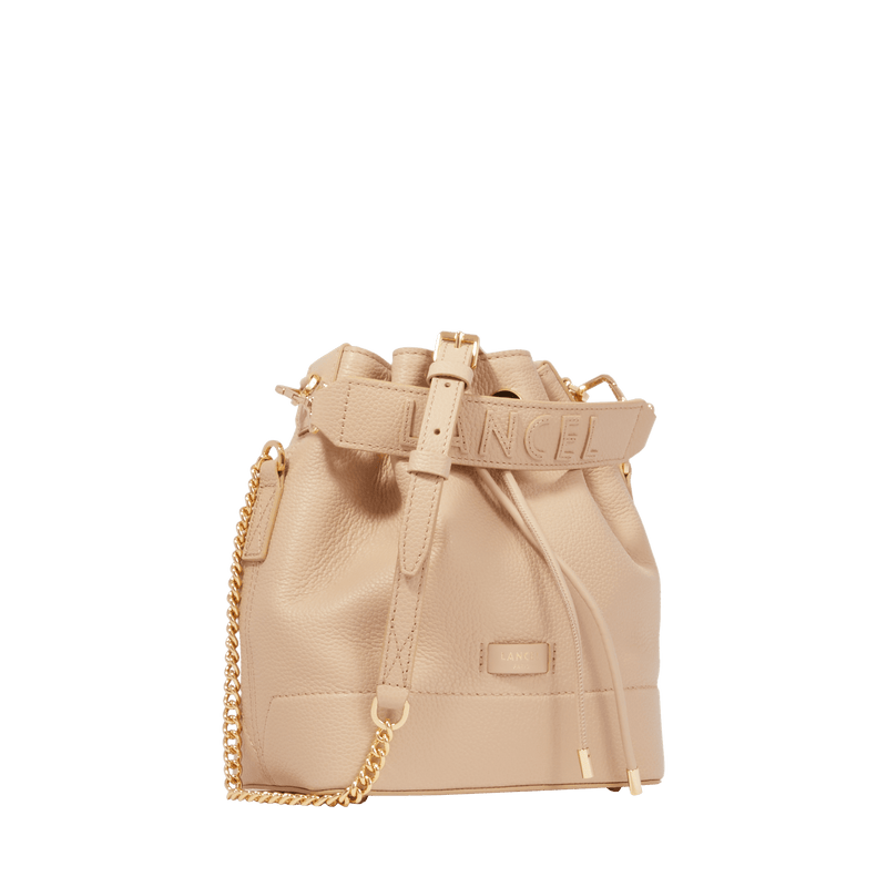 S Bucket Bag - Capuccino / Gold