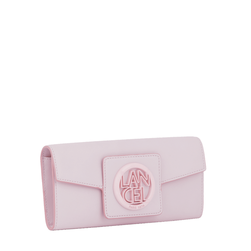Long Flap Wallet - Rose Dragee