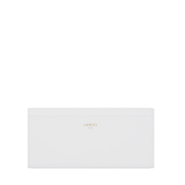 Long Flap Wallet - Blanc Optique