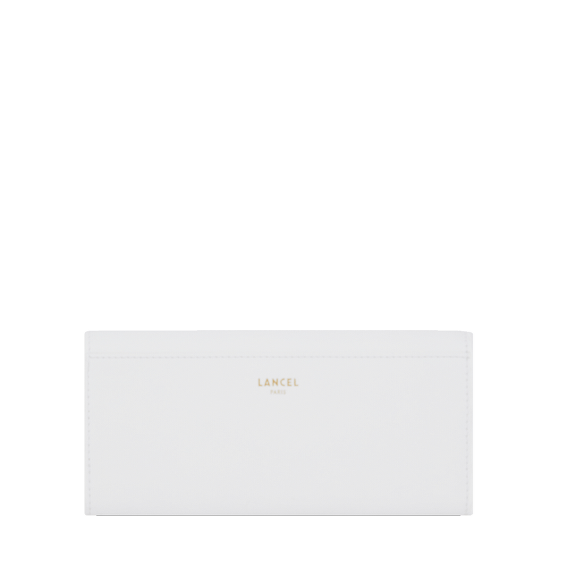Long Flap Wallet - Blanc Optique