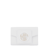 Rectangular Compact Flap Wallet - Blanc Optique