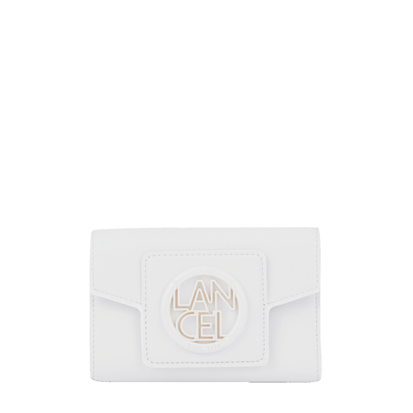 Rectangular Compact Flap Wallet - Blanc Optique