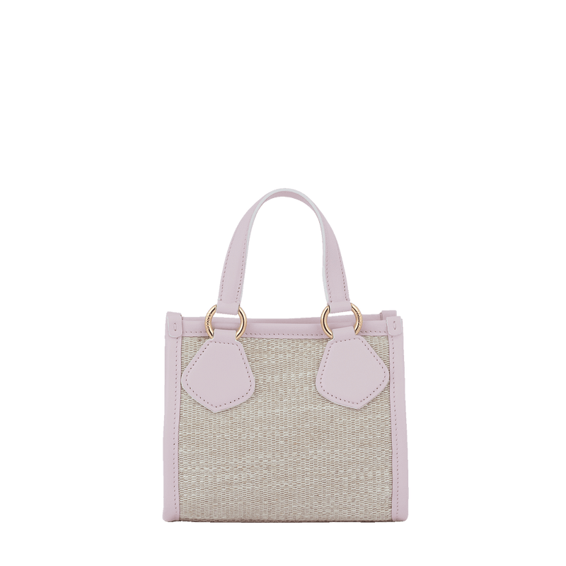 Mini Summer Tote - Natural/Rose Dragee